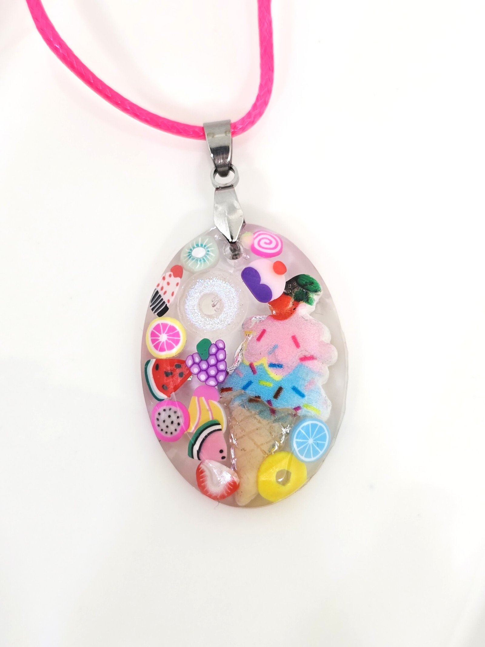 Collier Souvenirs d’Eté en résine